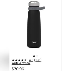 S'well Traveler Wide Mouth Bottle Onyx 40oz